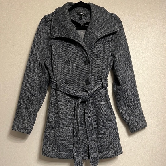 Grey winter coat. Size 0X plus size. - Picture 1 of 3